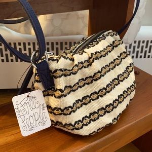 NWT Free People Woven Crossbody Bag